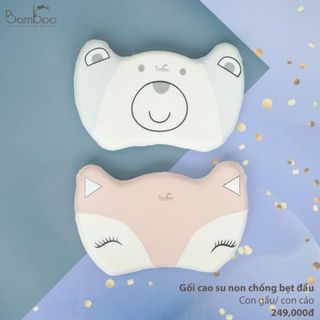 Gối cao su non Little Love chống bẹt đầu cho bé - Hình con cáo giá sỉ