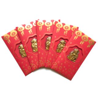BAO LÌ XÌ THẦN TÀI MẠ VÀNG 24K - RƯỚC TÀI LỘC - MAY MẮN