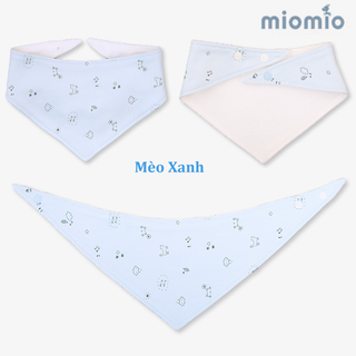 SET 10 khăn tam giác Miomio - Mèo xanh giá sỉ