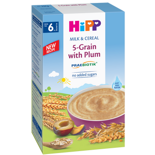 Bột ăn dặm HiPP 250g dinh dưỡng sữa ngũ cốc tổng hợp mận tây giá sỉ