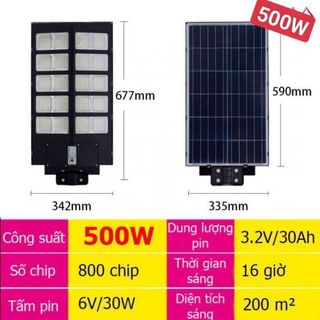 Đèn liền thể năng lượng mặt trời 500w