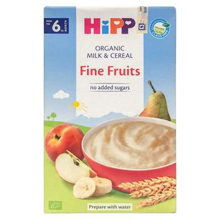 Bột ăn dặm HiPP 250g dinh dưỡng hoa quả tổng hợp (Táo, Chuối, Lê, Mơ)