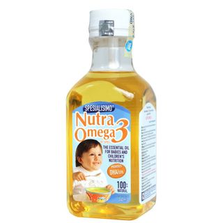 Dầu dinh dưỡng cá hồi Nutra Omega-3 240ml cho trẻ ăn dặm từ 7 tháng đến 8 tuổi giá sỉ