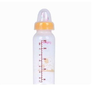 Bình sữa Pigeon 240ml cổ hẹp PP tiêu chuẩn Voi đỏ D11222107