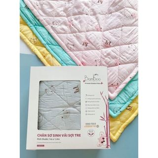 Chăn hè trần bông Little Love cho bé vỏ modal 1m x 1,4m - Màu vàng giá sỉ