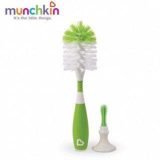 Cọ rửa bình sữa và núm ti Munchkin Deluxe - Xanh lá giá sỉ