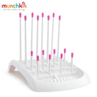 Giá úp bình sữa nhựa PP Munchkin - Hồng giá sỉ