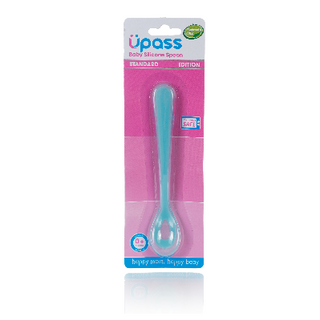 Thìa ăn dặm silicone Upass - Màu xanh dương UP3001WX giá sỉ