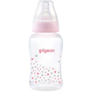 Bình sữa Pigeon PP Streamline 150ml cổ hẹp ngôi sao xanh D11271108