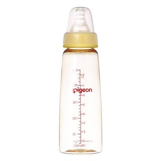 Bình sữa Pigeon 240ml cổ hẹp PPSU Plus với núm vú silicone siêu mềm D11262100