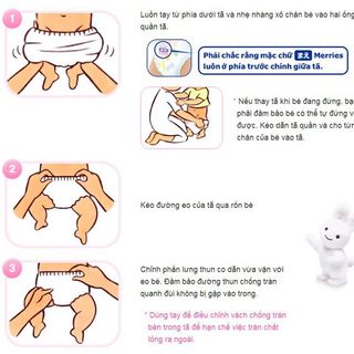 Bỉm/Tã quần Merries size L 44 miếng (cho bé 9 - 14kg)