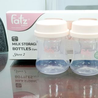 Bộ 3 bình trữ sữa mẹ Fatz Baby 140ml Store 2 - Màu hồng FB0140VNH