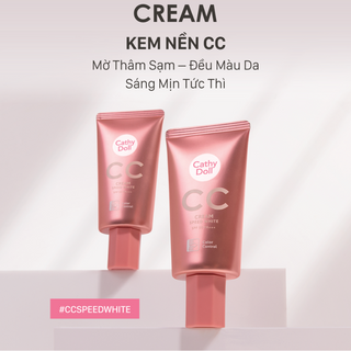 Kem nền Cathy Doll Speed White CC Cream SPF 50 PA+++ 50ml - Màu #01 Light Beige giá sỉ