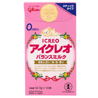 Sữa Glico Icreo số 0 hộp giấy 10 gói nội địa Nhật Bản