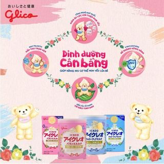 Sữa Glico Icreo số 0 hộp giấy 10 gói nội địa Nhật Bản