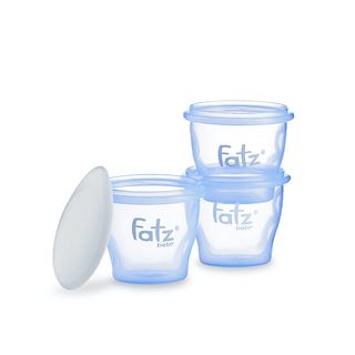 Bộ 3 cốc trữ thức ăn dặm Fatz Baby 85ml - Màu xanh FB0010NX giá sỉ