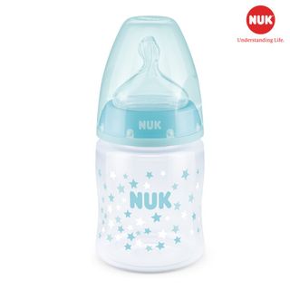 Bình sữa NUK Premium Choice+ nhựa PP 150ml núm ti Silicone S1 - M (Xanh dương) giá sỉ