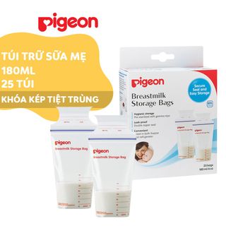 Túi trữ sữa mẹ Pigeon 180ml (Hộp 25 túi) D71121100 giá sỉ