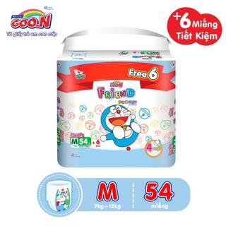 [CỘNG 6 MIẾNG] Tã quần Goo.N Friend Doremon gói cực đại size M 54 miếng (cho bé 7 - 12kg) giá sỉ