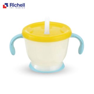 Cốc tập uống 3 giai đoạn Richell 150ml - Nắp vàng tay xanh giá sỉ