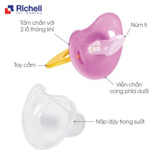 Ti giả Richell 0-3M họa tiết thỏ con