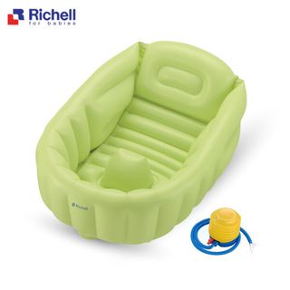 Chậu tắm phao Richell - Xanh