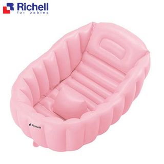 Chậu tắm phao Richell - Hồng
