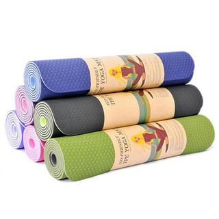 Thảm tập yoga tpe thảm yoga thảm tập gym cao cấp 2 lớp thảm chống trượt dụng cụ thể thao chất liệu cao su non cao cấp