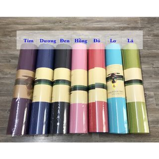 Thảm tập yoga tpe thảm yoga thảm tập gym cao cấp 2 lớp thảm chống trượt dụng cụ thể thao chất liệu cao su non cao cấp