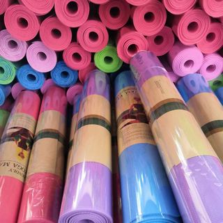 Thảm tập yoga tpe thảm yoga thảm tập gym cao cấp 2 lớp thảm chống trượt dụng cụ thể thao chất liệu cao su non cao cấp