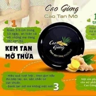 Kem tan mỡ cao gừng Cát Tường chính hãng