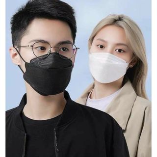 Khẩu Trang KF94 4Lớp 2 Màu đen và trắng