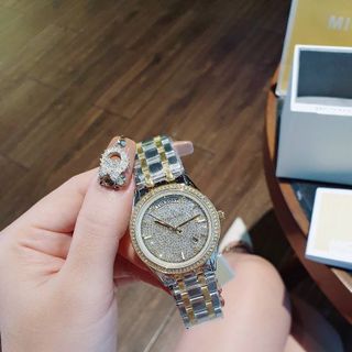 ĐỒNG HỒ MCHAEL KORS NỮ MẶT FULL ĐÁ CAO CẤP