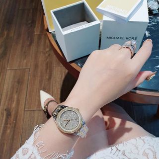 ĐỒNG HỒ MCHAEL KORS NỮ MẶT FULL ĐÁ CAO CẤP