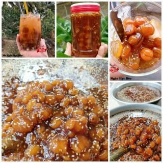 ME NGÀO KHÓM HẠT DẼO (đá me hạt dẻo)
