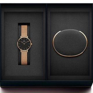 SET ĐỒNG HỒ DANIEL WELLlNGTON LƯỚI KÈM CUFF CAO CẤP