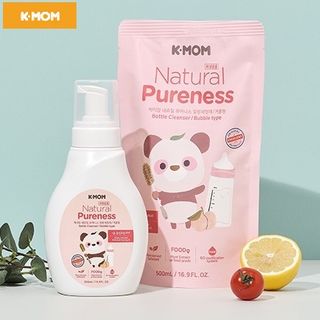Nước rửa bình và rau quả hữu cơ K-Mom Hàn Quốc chiết xuất thảo mộc tự nhiên (Chai 500ml)