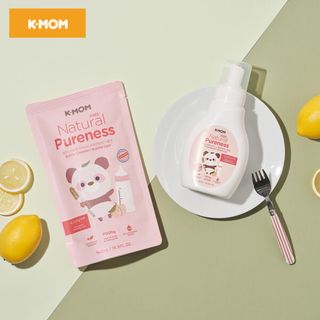 Nước rửa bình và rau quả hữu cơ K-Mom Hàn Quốc chiết xuất thảo mộc tự nhiên (Chai 500ml)