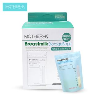 Túi trữ sữa cảm ứng nhiệt Mother-K Hàn Quốc 200ml (Hộp 60 túi) giá sỉ
