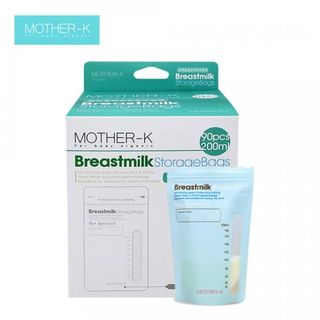 Túi trữ sữa cảm ứng nhiệt Mother-K Hàn Quốc 200ml (Hộp 90 túi) giá sỉ