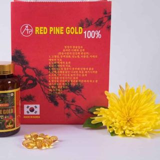 Tinh dầu thông đỏ Red Pine Gold Hàn Quốc (Hộp 100 Viên)