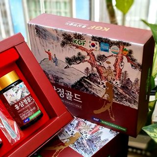 Cao hồng sâm núi cao cấp KGF 100% Hàn Quốc, Hộp 2 lọ *250gr