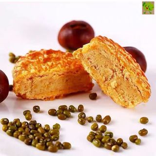 Bánh hạt dẻ mật ong đậu xanh ĐÀI LOAN hộp 500G