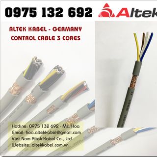 Cáp điều khiển 3x0.5 Altek Kabel CT-10052 3G 0.5QMM mới giá sỉ