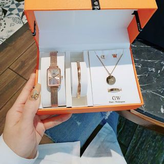 SET ĐỒNG HỒ DANIEL WELLlNGTON NỮ CAO CẤP HOT NEW