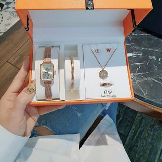 SET ĐỒNG HỒ DANIEL WELLlNGTON NỮ CAO CẤP HOT NEW