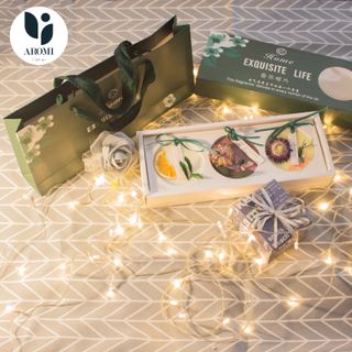 Sỉ SET3 Sáp Thơm Hoa Khô Nước Hoa Tinh Dầu Quà Tặng