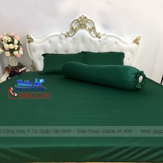 Bộ Ga Gối Trơn Thun Lạnh Hàn Quốc (4 món)