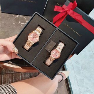 SET ĐỒNG HỒ DANIEL WELLlNGTON ICONIC COUPLE CAO CẤPLE