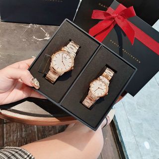 SET ĐỒNG HỒ DANIEL WELLlNGTON ICONIC COUPLE CAO CẤPLE